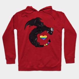 Rainbow Pride Dragon Hoodie